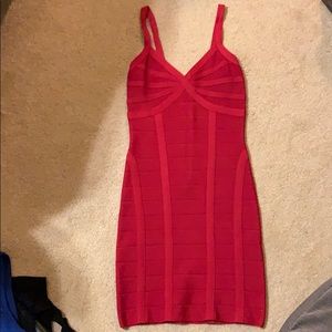 Bebe red dress